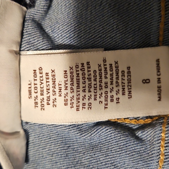 Liz Lange Maternity Bootcut Full Panel Jeans Size 8 - Picture 12 of 15